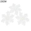 3Pcs 8/11/15/18/23cm Christmas Tree Snowflake Ornament Party Window Xmas Decor