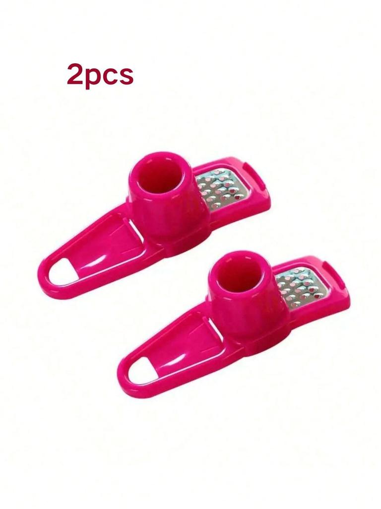 1/1pc Mini Garlic Grinder Creative Garlic Press Kitchen Garlic Mash Manual Garlic Mashing Green Kitchen Gadgets Tool