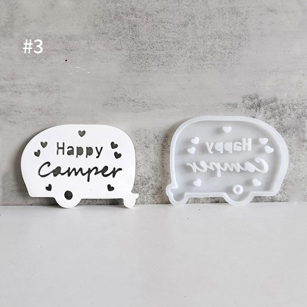 Robustní silikonová forma Malé panely autobusů Vzory Přenosná pro řemeslné potřeby a projekty dekorativního osvětlení Ornament