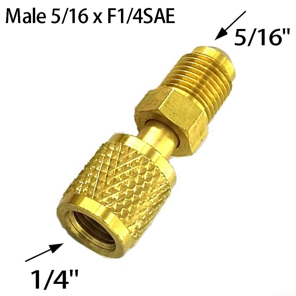 

Перехідник SAE 5/16 x F1/4 для кондиціонерів R32 R410a, створений надовго