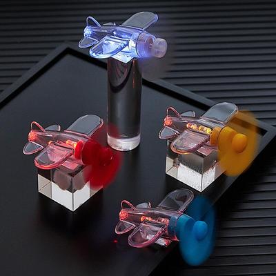 Auto LED Propeller Light - No Battery Wind Spinning Safety Lamp with Colorful Illumination for Bicycle Motorcycle Helmet Car Night Riding
