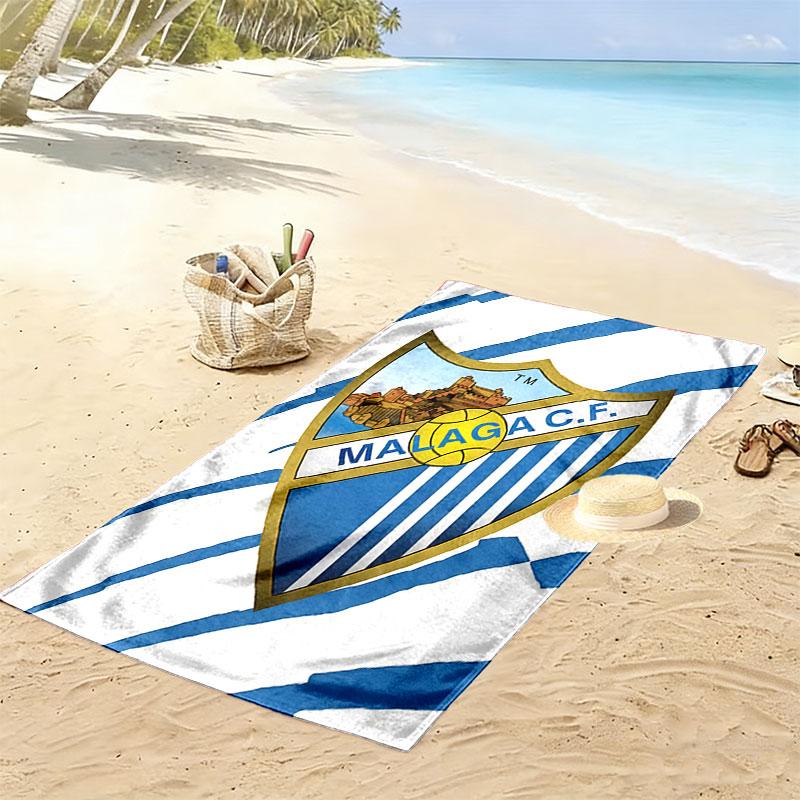 Málaga logo Beach Towel, Large Soft Quick Dry Towel for Beach Camping Swimming