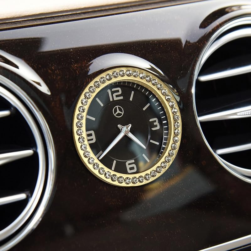 

ONGOXD Mercedes-Benz S Class (2014-2020) W222 Exclusive Vent Ring Interior watch decorative ring золотой