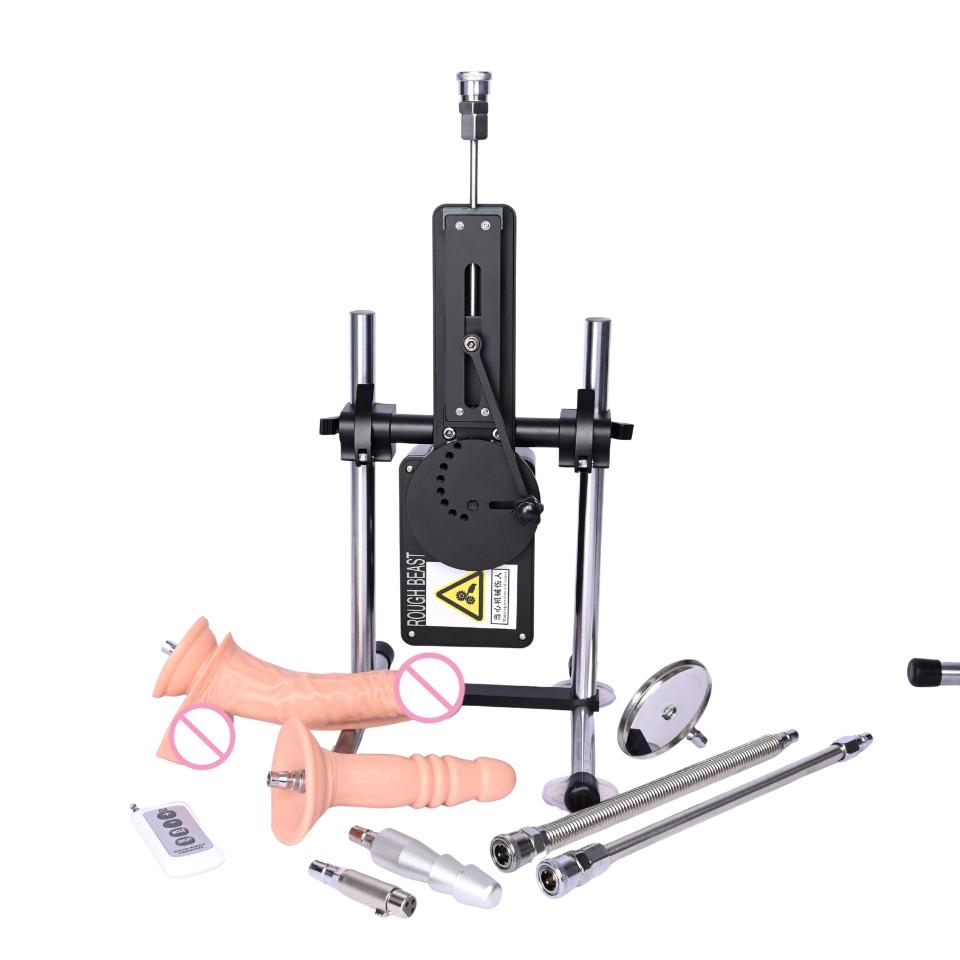 Sex Machine ROUGH BEAST Remote Control Quiet 360 Agree Adjustable Masturbation Machine for Women Men