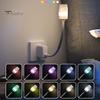 Compact Star Projector Lamp 2-in-1 Night Light, Starry Sky Ambient with Films, Kids Bedroom Decor USB Powered Dual-Mode for Sleep And Decoration