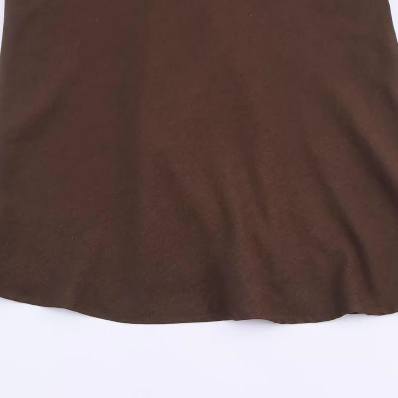 Araltay New Arrival Fashion Style Women's Clothing Fashion All-Match Casual Simple Stitching Midi Skirt Dress 5029185