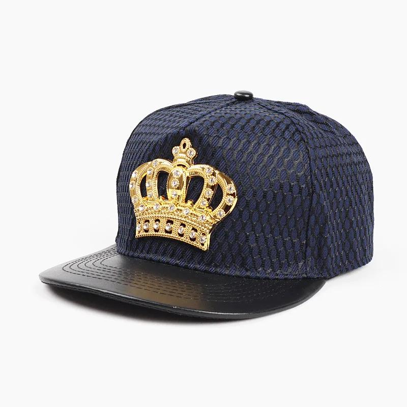 Brand Oohmy Street Cap Royal King Crown Baseball Cap Hip-hop Snapback Men Women Boys Girls Hats