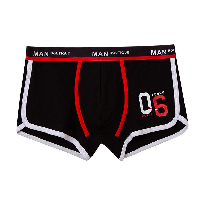 Men’s Cotton Boxer Briefs - Breathable, Antibacterial Four-Corner Underwear