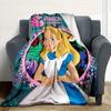 1pc, Disney Alice in Wonderland Blanket, Living Room, Outdoor Blankets, Travel, Camping