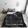 Black Sabbath Ozzy Osbourne Blanket Back To The Beginning Tour  Decorative Flannel Throw Blanket For Home Decor Warm Bedspread