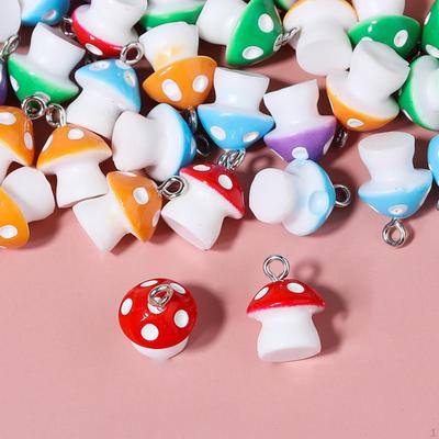 10 Pieces Cute Charms Pendants, for Jewelry Making Earring Women Girls Craft Keychain DIY Gift