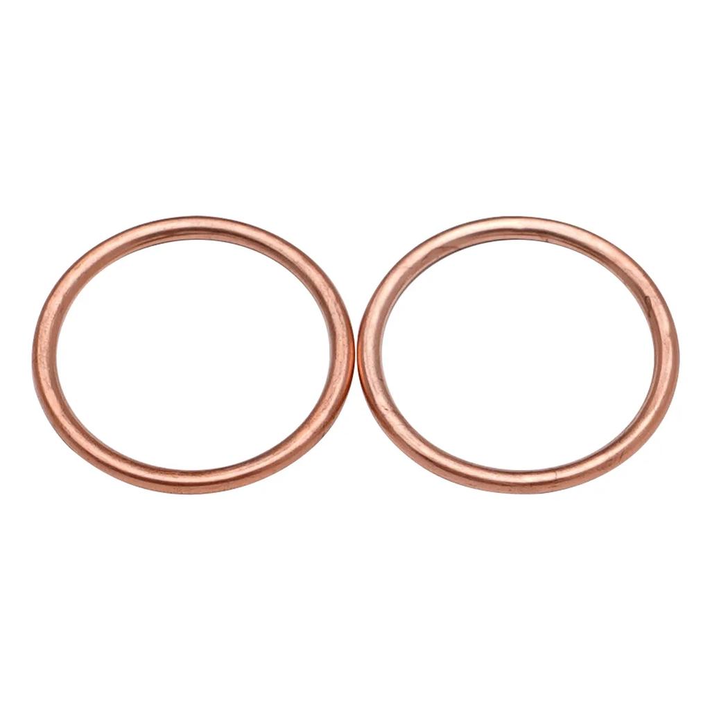 35.5*43.8*2.6 Motorcycle Exhaust Pipe Gasket For Kawasaki ZZR600 - ZX600 90-06 Vulcan 900 Custom - VN900 07-09 11 12 14 22-24