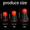 10Pcs Thrower Feeder Holder Fishing Lure Basket Cage Badminton Type Nesting Device Fishing Soft Baits Throwing Device