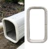 Downspout Gutter Guard 2 Pieces Gutter Protection Covers Non-clogging Rubber Protector Pipe Accessories Spout For House