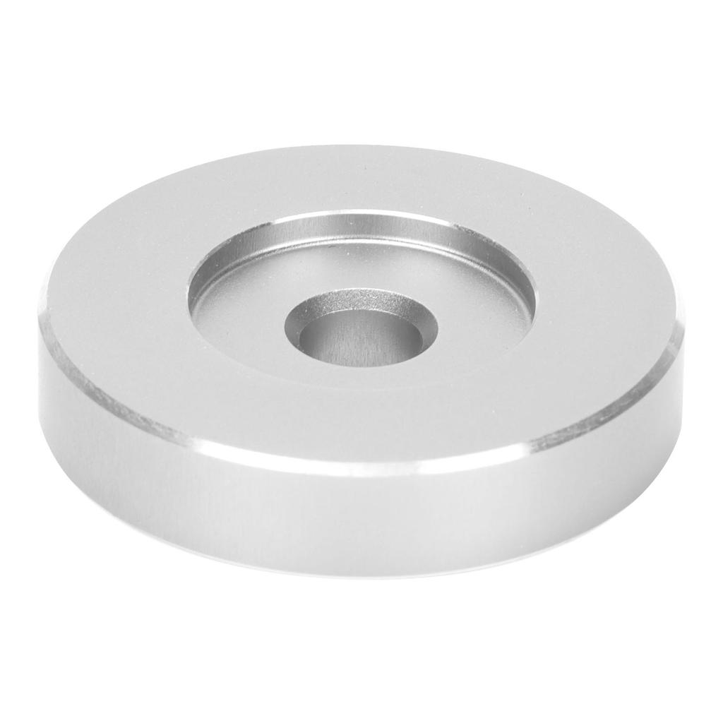 45 RPM Record Turntable Adapter Large Hole Conversion Sheet   Black Clamp Adapter for Most Big Hole Records