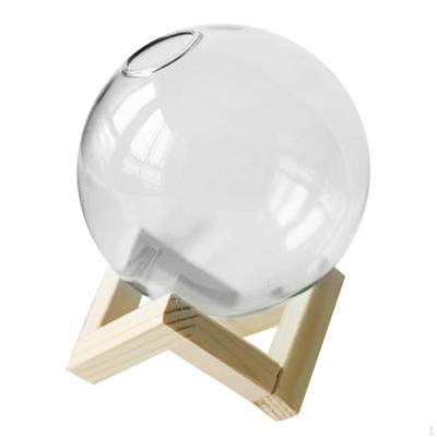 Creative Flower Vase with Stand Holder Deasktop Ornaments S Vases Spherical Glass for Home