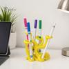 Moisture Proof Toothbrush Stand Octopus Holder, Durable PLA Organizer, Creative Organizer Stand, Modern Makeup Tool Holder Multi-functional