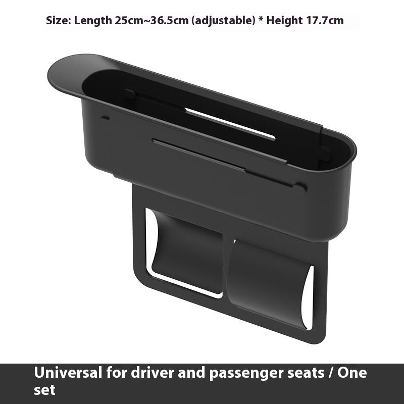 Car Seat Side Gap Filler Adjustable Console Crevice Catcher Bag Automotive Multifunction Interior Storage Organizer For Vehicle