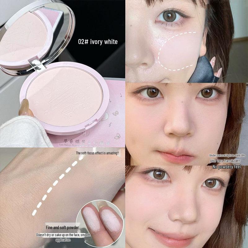 Qinyin Die Meng Soft Gauze Whitening Loose Powder - Translucent Matte Finish