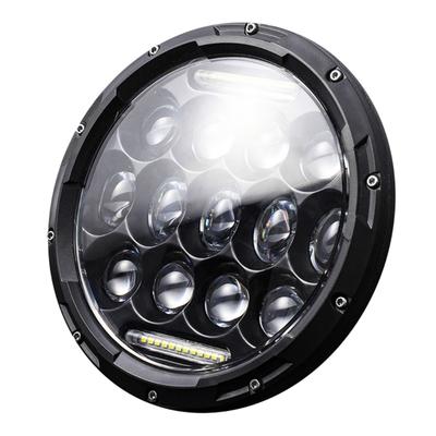 Universal 7'' Round LED Headlight for  LJ 1997-2018 SUV Car Fog Light LED Headlights Ith /Lo Beam DRL  Eye