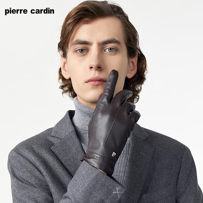 Pierre Cardin Men's Sheepskin Touchscreen Gloves