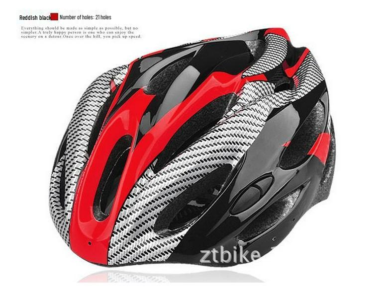 Carbon Fiber Mountain Bike Helmet with Detachable Visor