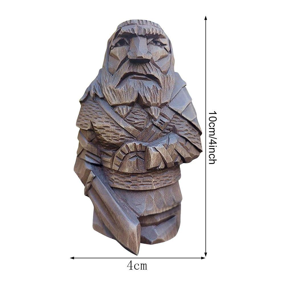 

Vivid Odin ThorTyr Statue Handmade Nordic Pagan Resin Figure Creative Viking Statue Balcony 3