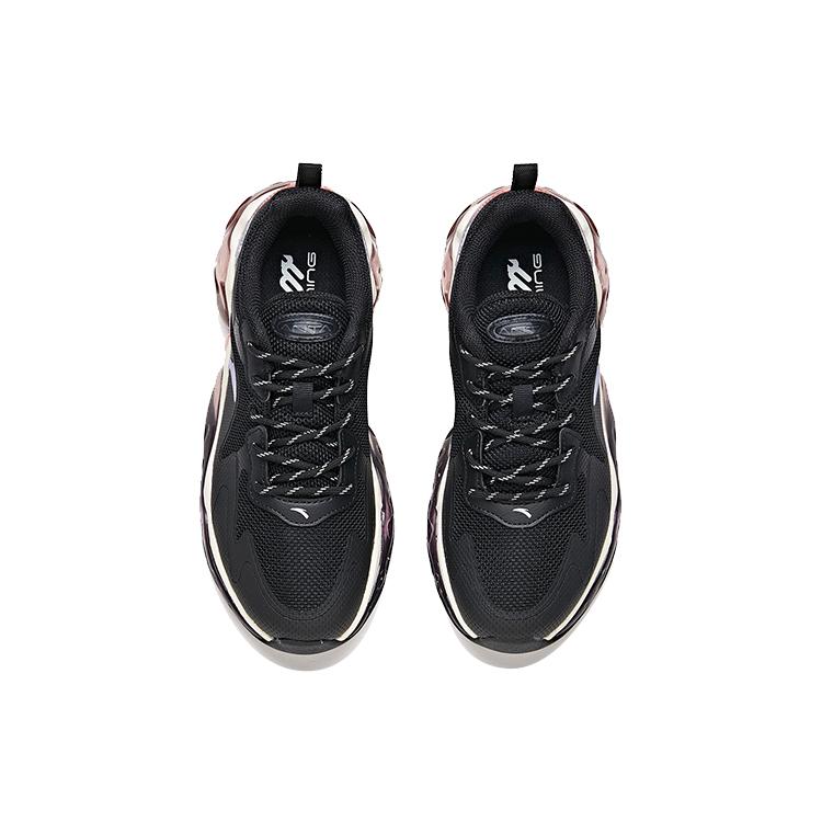Anta Running Collection Air Cushion Low Top Running Shoes Women's Black 122015508R-2