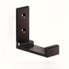 1pc Hook Wall-Mounted Anti-Rust Aluminum Alloy Folding Clothes Hanger, Black Heavy Duty Metal Clothes Hanger, for Hanging Clothes, Towels, Hats, Bags
