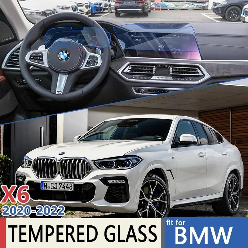 Für BMW X6 MK3 G06 ~2022 Auto Navigationsinstrument Auto Rücksitzanzeige Folie Touch Vollbildschutz Gehärtet