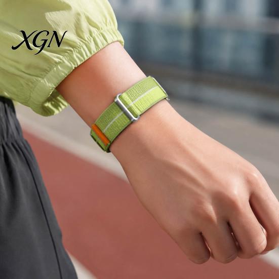 Comfortable Sleep Band for Daily Use Nylon Fitbit Air, Breathable Woven Sport Strap, Adjustable Replacement Fitness Tracker Bracelet Wristband
