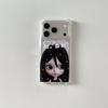 Anti-Fall Cartoon Rhinestone Phone Case for iPhone 15, 16, 17 Pro Max
