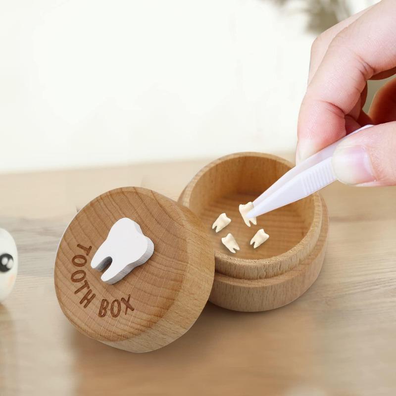 Tooth Box Carving Souvenir Box Christmas Halloween Thanksgiving New Year Valentine's Day Gift Ring Storage Box
