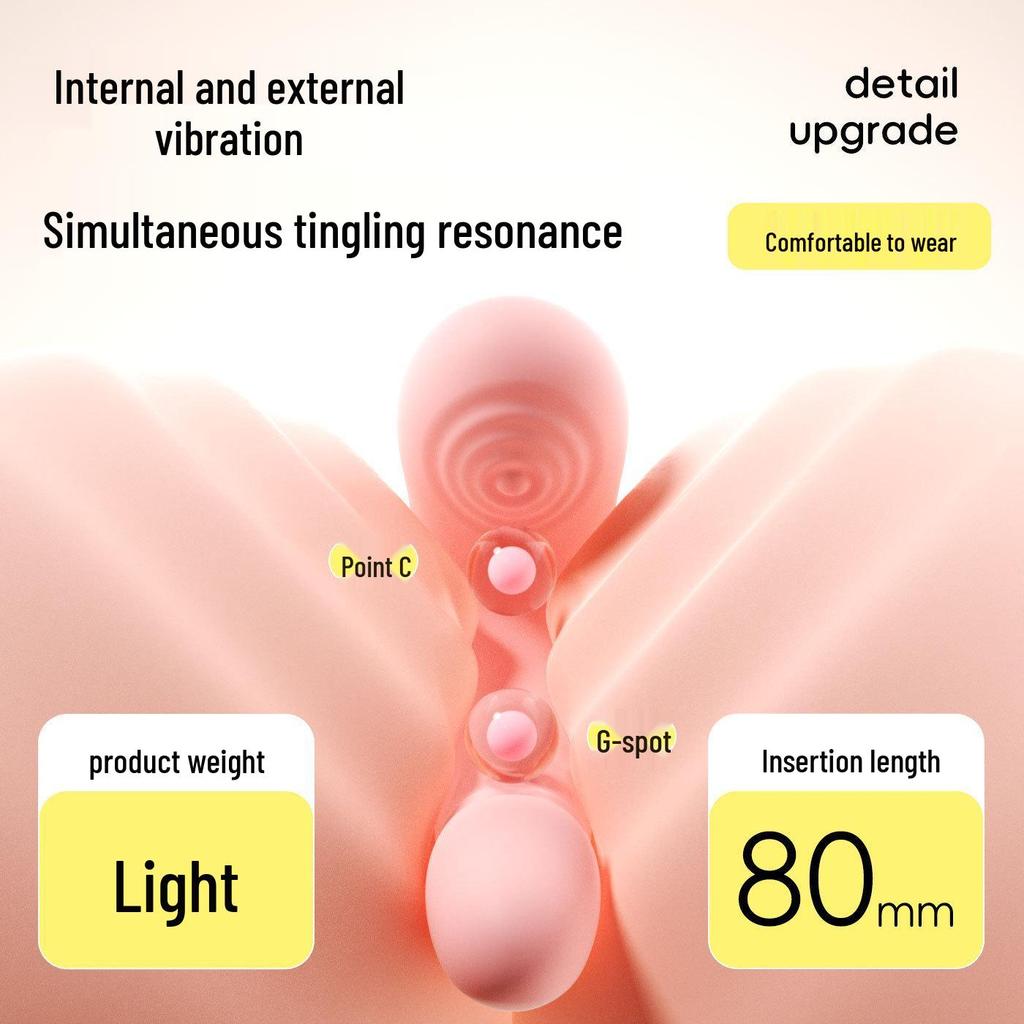 ROSELEX Laolesi Meng Ding Silent Wearable Vibrator for Women - Insertable Clitoral Fun