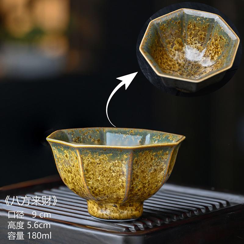 Большая чашка Celadon Crystal Master Cup, ретро-чашка для чая, одинарная чашка, высококачественная персональная чашка для чая, чайный набор Kung Fu