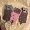 Leather Retro Star Pendant Suitable for iPhone 16, 17 Pro Max, iPhone 15 Full Protection, 13 Anti-drop, 11