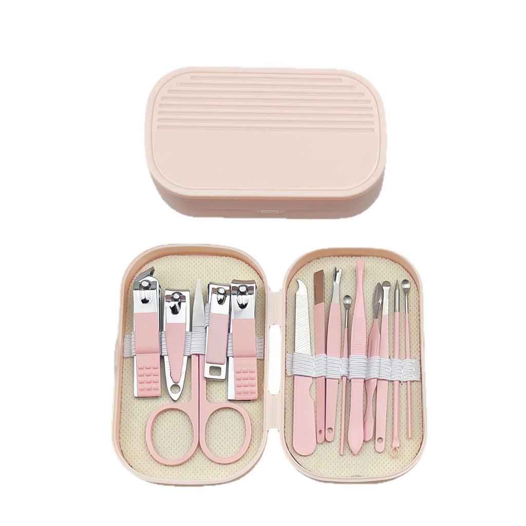 2025 Nail Care Set: 14-Piece Manicure Kit with Nail Clippers, Scissors, and Blackhead Needle