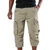 Herren Casual Color Outdoor Pocket Beach Arbeitshose Cargo Shorts Hose