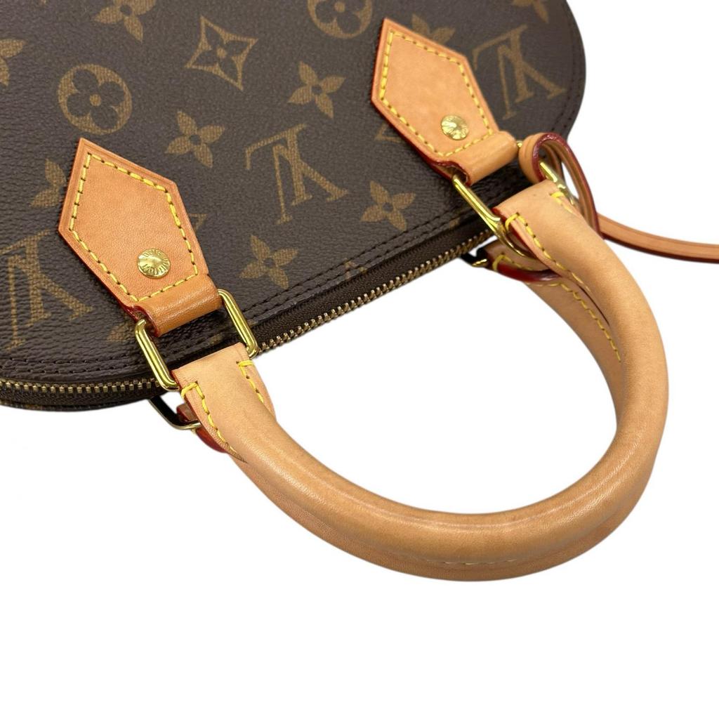 Louis Vuitton Bolsa Alma BB M53152 Marrom Feminina 2WAY usada
