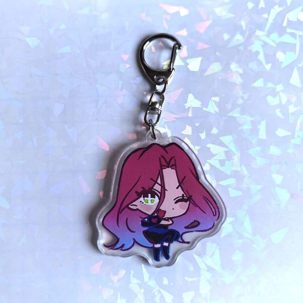 Alien Stage Japanese Anime Peripherals Acrylic Keychain Collectible Backpack Key Ring Creative Birthday Present For Boyfriend Plaything