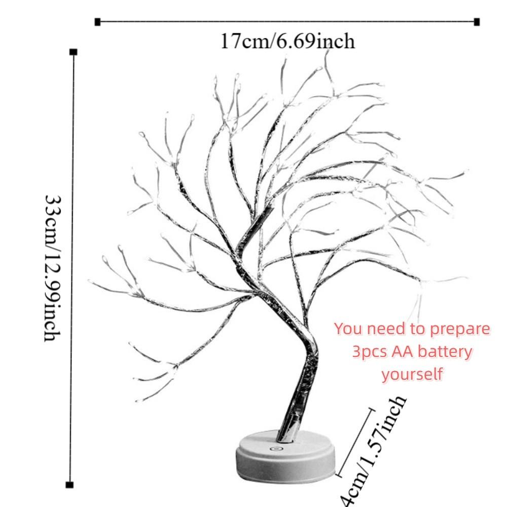 USB Powered Pearl Tree Lamp 108 Leds Atmosphere Light Home Decor Bonsai Tree Night Light  Tabletop