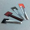 Styling Car Aluminum Stickers Supercharged Decal Emblem Badge Sticker For