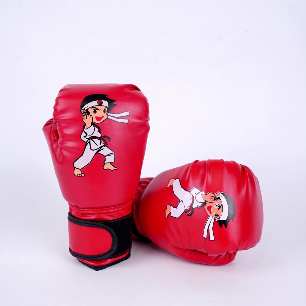 Kids Boxing Gloves PU Leather Training Colorful for Young Children