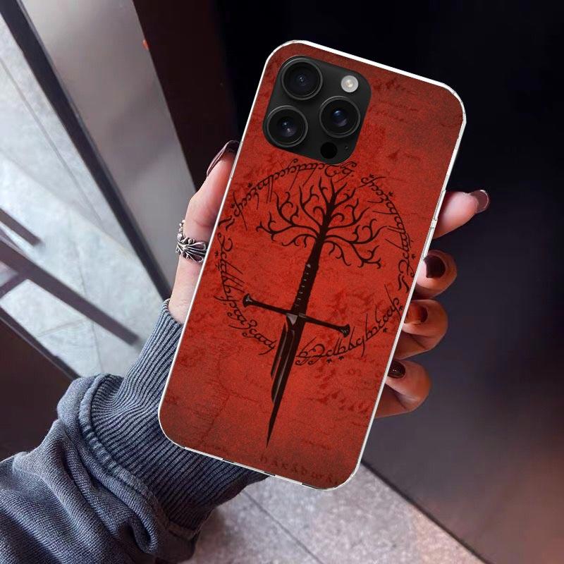 

The L-Lord of The R-Rings Phone Case For iPhone 17 Air 16 15 Pro Max 14 Plus 13 Mini 12 11 Cover 7 8 SE Silicone Shell Print Fun iPhone 16 Pro Max
