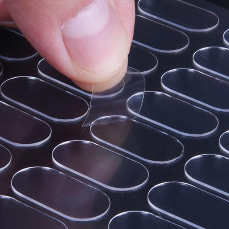 100Pcs Double Side Sticky Tape Stickers Clear Sticky Dot Stickers Traceless Sticky Putty for Christmas Decorations