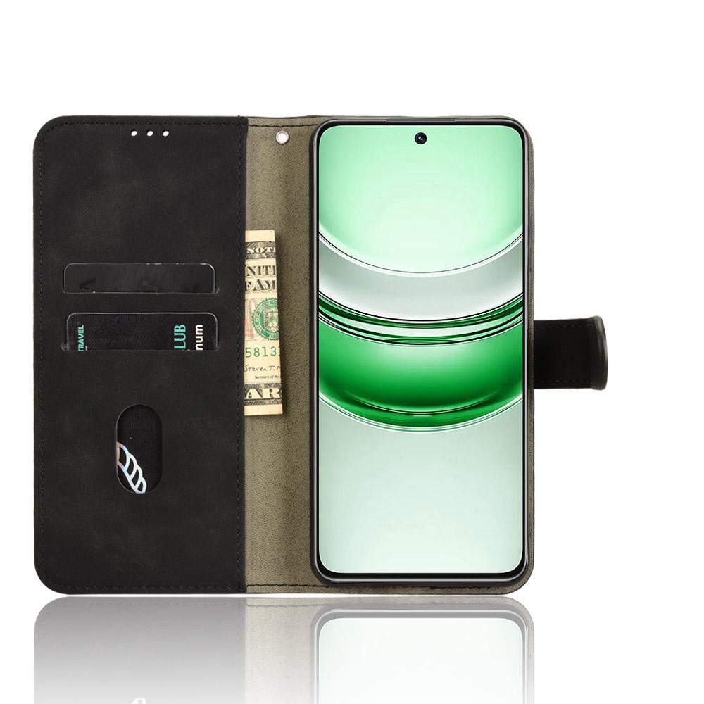 For Realme 14x 5G Leather Case Skin Feel Anti Drop Wallet Flip Phone Cover