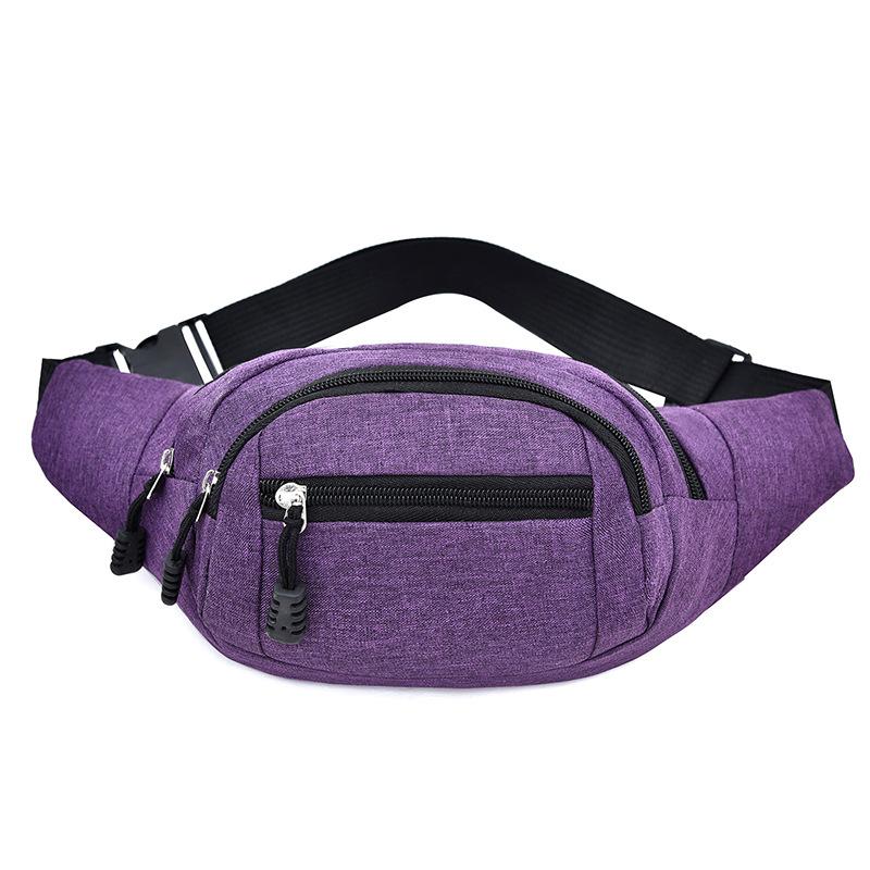 Men's Breast Package Waterproof Outdoor Sports Bag Canvas Pouch Korean- Waist Fanny Crossbody Male Banana