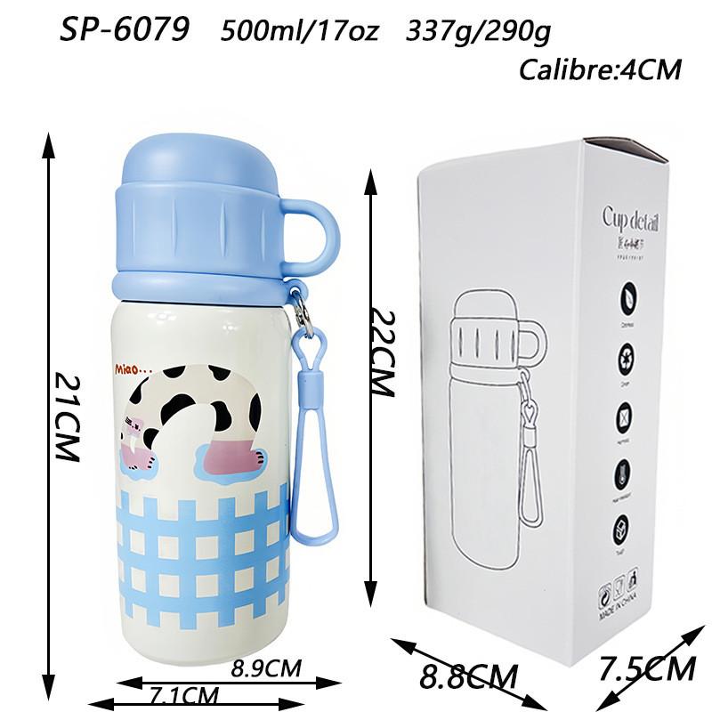 Portable Girls Insulated Cup With Straw And Handle For School And Outdoor Use