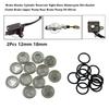 2Pcs 2 Sizes Brake Master Cylinder Reservoir Sight Glass Oil Mirror  Electric Scooter Accessories
