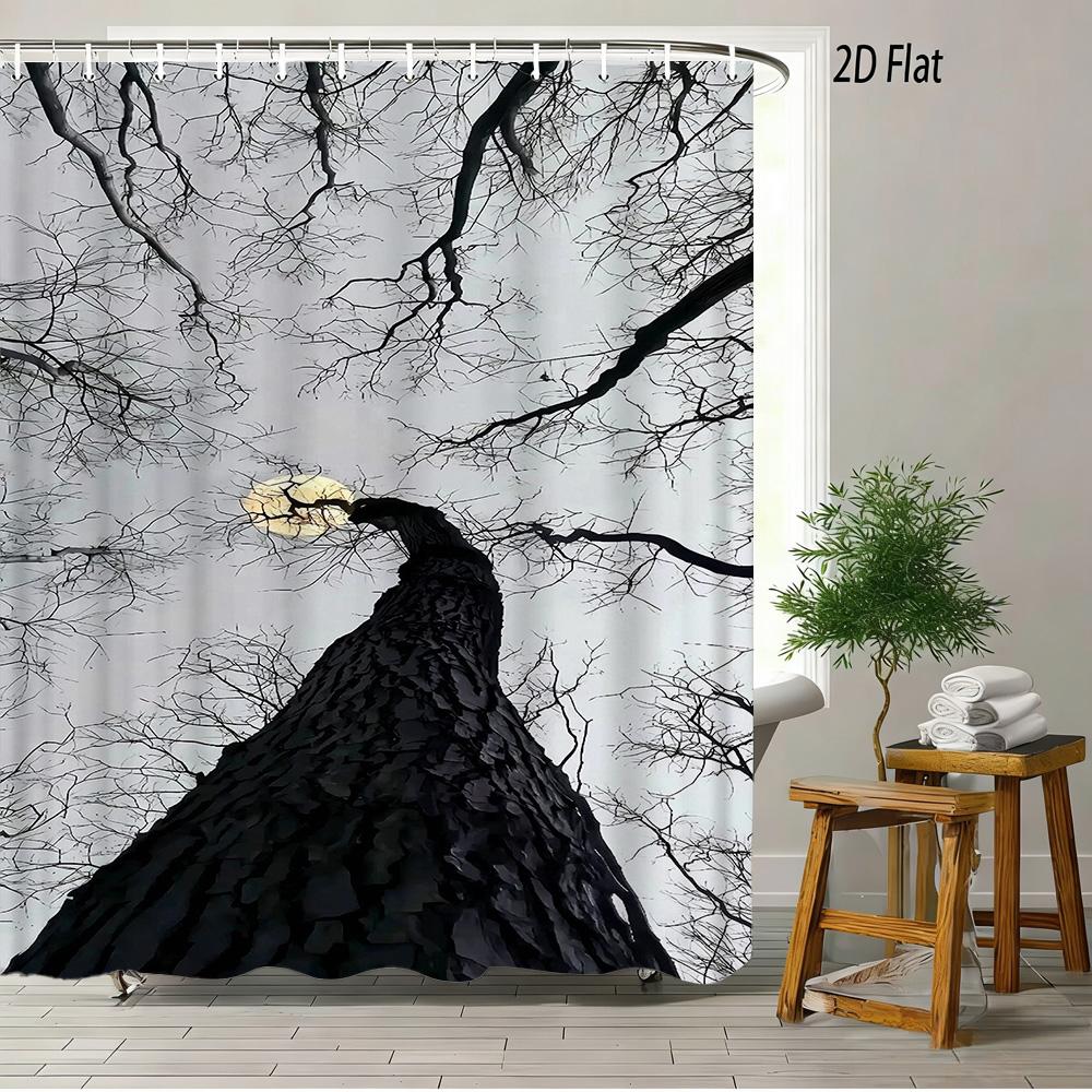 Batman Comic Book Battle Scene Waterproof Shower Curtain, Superhero Bathroom Decor With Kraak Sound Effect For Fans